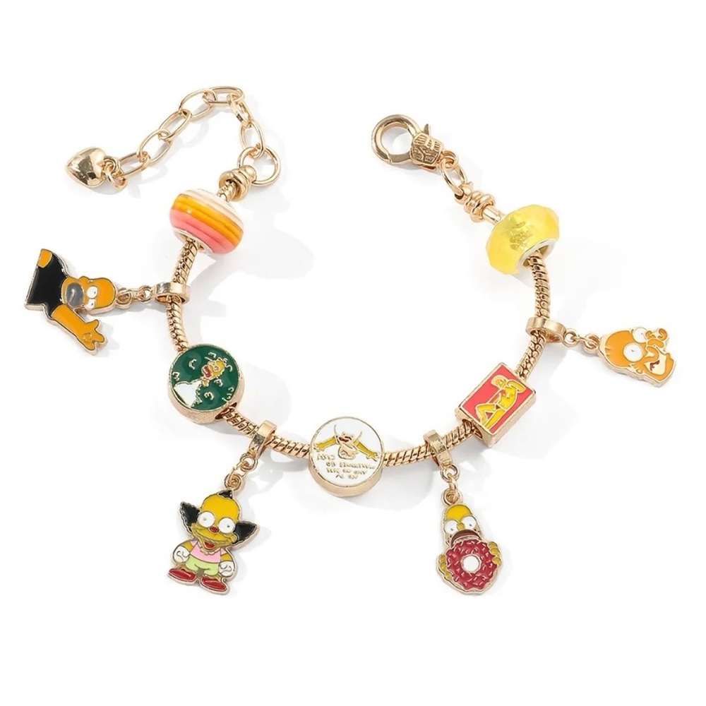 Simpsons charm bracelet